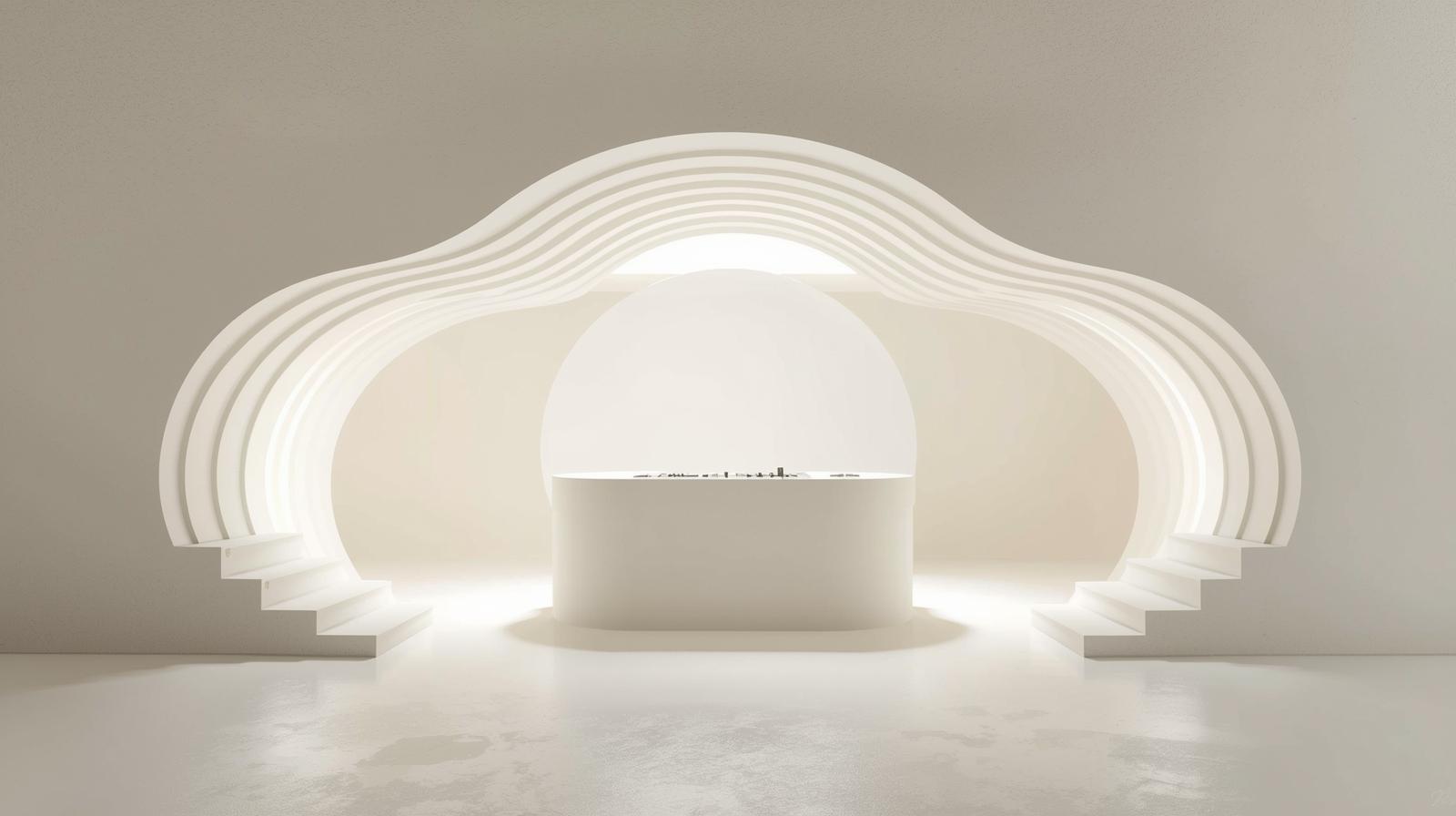 make the most surreal dj booth ever